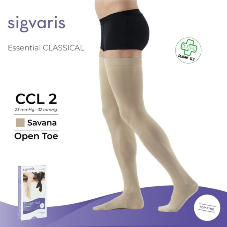 جوراب واریس سیگواریس sigvaris مدل essential classical ساخت سوییس بهترین برند دنیا در جوراب های واریس